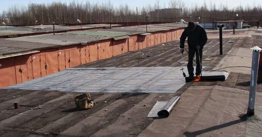 Мягкая кровля для крыши гаража